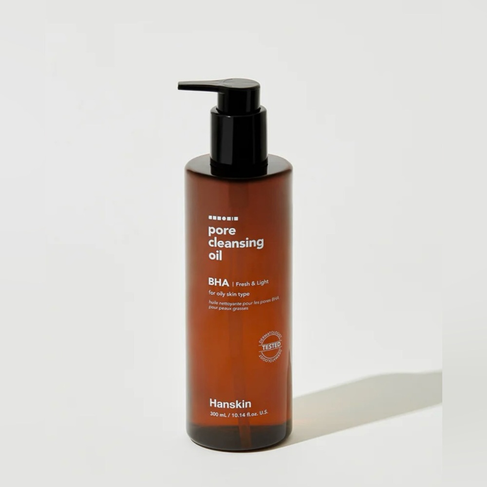 NIB Authentic Hanskin BHA Pore Cleansing & Blackhead Oil Cleanser 300ml